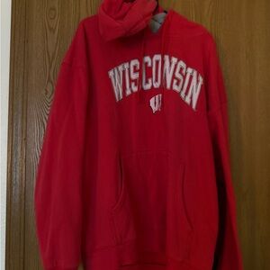 Wisconsin Red Hoodie